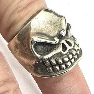 STARLINGEAR Puncher Slickster Ring Silver 925 Size US 4.5 Like New w/Pouch